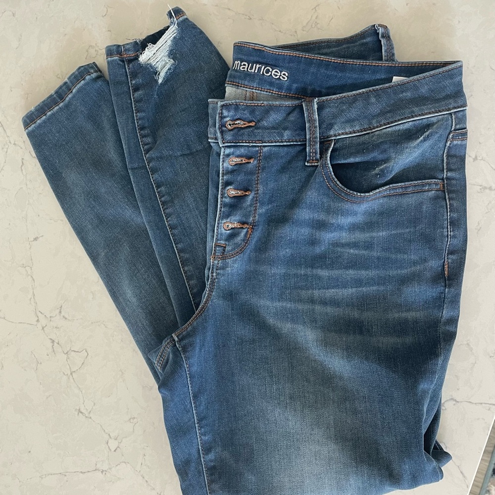 Maurices Blue Women Jeans
